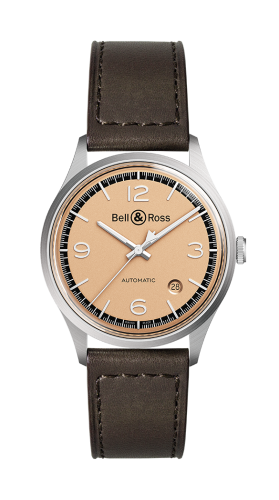 Bell &amp; Ross BR V1-92 Paslanmaz Çelik / Bellytanker / Calf, referans BRV192-BT-ST/SCA