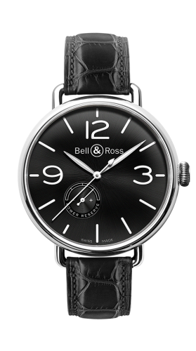 Bell &amp; Ross WW1 97 Reserve de Marche 45mm, referans BRWW197-BL-ST/SCR