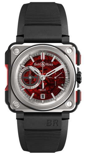 Bell &amp; Ross BR-X1 Kırmızı Boutique Edition, referans BRX1-CE-TI-REDII