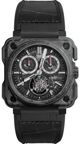 Bell &amp; Ross BR-X1 Tourbillon Chronograph Carbone Forgé, referans BRX1-CHTB-CE-CF
