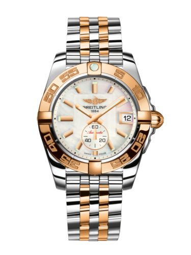 Breitling Galactic 36 Automatic Paslanmaz Çelik / Pembe Altın / Pearl / Bilezik, referans C37330121A1C1