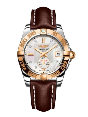 Breitling Galactic 36 Automatic Paslanmaz Çelik / Pembe Altın / Pearl Elmas / Calf, referans C3733012/A725/416X/A16BA.1