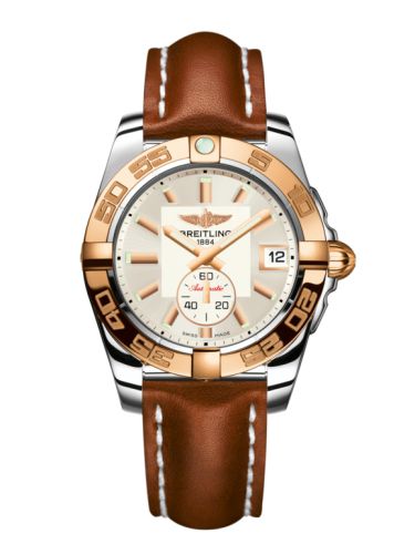 Breitling Galactic 36 Automatic Paslanmaz Çelik / Pembe Altın / Stratus Gümüş / Calf, referans C3733012/G714/412X/A16BA.1