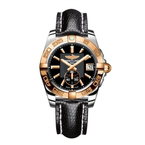 Breitling Galactic 36 Automatic Paslanmaz Çelik / Pembe Altın / Volcano Siyah / Teju, referans C3733012/BA54/120Z/A16BA.1
