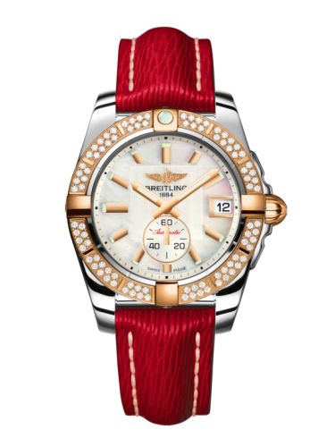 Breitling Galactic 36 Automatic Paslanmaz Çelik / Pembe Altın / Elmas / Pearl / Sahara, referans C3733053.A724.214X