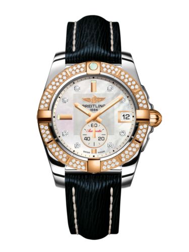 Breitling Galactic 36 Automatic Paslanmaz Çelik / Pembe Altın / Elmas / Pearl Elmas / Sahara, referans C3733053.A725.215X