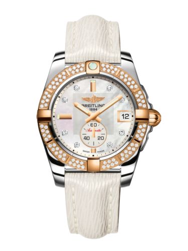 Breitling Galactic 36 Automatic Paslanmaz Çelik / Pembe Altın / Elmas / Pearl Elmas / Sahara, referans C3733053.A725.236X