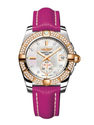 Breitling Galactic 36 Automatic Paslanmaz Çelik / Pembe Altın / Elmas / Pearl Elmas / Sahara, referans C3733053.A725.242X