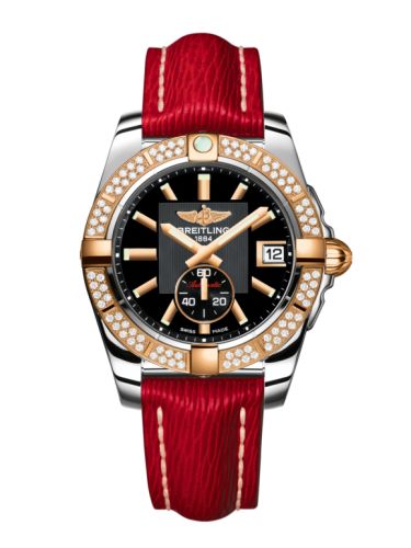 Breitling Galactic 36 Automatic Paslanmaz Çelik / Pembe Altın / Elmas / Volcano Siyah / Sahara, referans C3733053.BA54.214X