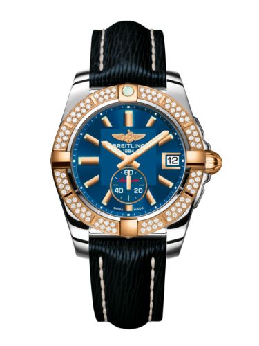 Breitling Galactic 36 Automatic Paslanmaz Çelik / Pembe Altın / Elmas / Gun Mavi / Sahara, referans C3733053.C831.215X