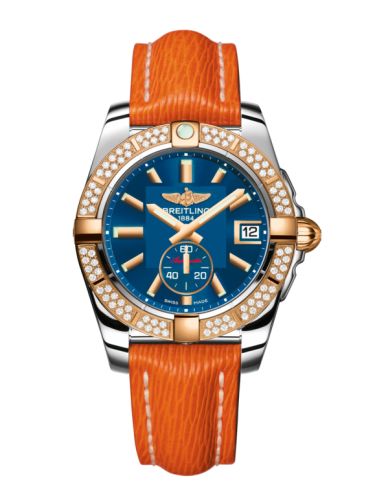 Breitling Galactic 36 Automatic Paslanmaz Çelik / Pembe Altın / Elmas / Gun Mavi / Sahara, referans C3733053.C831.217X