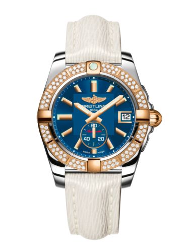 Breitling Galactic 36 Automatic Paslanmaz Çelik / Pembe Altın / Elmas / Gun Mavi / Sahara, referans C3733053.C831.236X