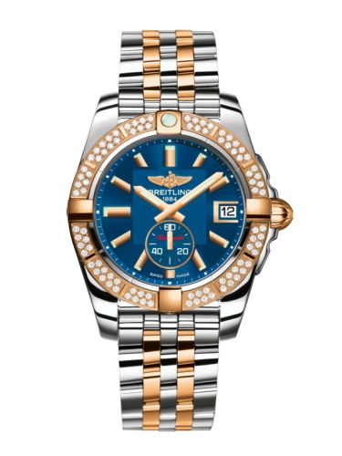 Breitling Galactic 36 Automatic Paslanmaz Çelik / Pembe Altın / Elmas / Gun Mavi / Bilezik, referans C3733053.C831.376C