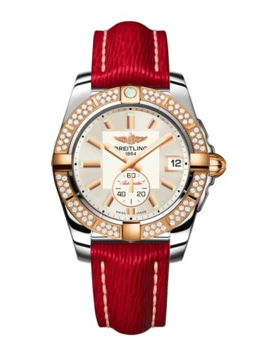 Breitling Galactic 36 Automatic Paslanmaz Çelik / Pembe Altın / Elmas / Stratus Gümüş / Sahara, referans C3733053.G714.214X
