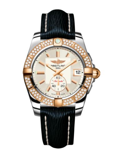 Breitling Galactic 36 Automatic Paslanmaz Çelik / Pembe Altın / Elmas / Stratus Gümüş / Sahara, referans C3733053.G714.215X