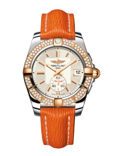 Breitling Galactic 36 Automatic Paslanmaz Çelik / Pembe Altın / Elmas / Stratus Gümüş / Sahara, referans C3733053.G714.217X