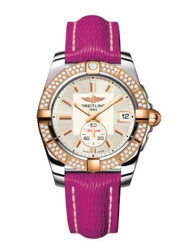 Breitling Galactic 36 Automatic Paslanmaz Çelik / Pembe Altın / Elmas / Stratus Gümüş / Sahara, referans C3733053.G714.242X