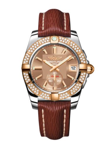 Breitling Galactic 36 Automatic Paslanmaz Çelik / Pembe Altın / Elmas / Copperhead Bronze / Sahara, referans C3733053.Q584.216X