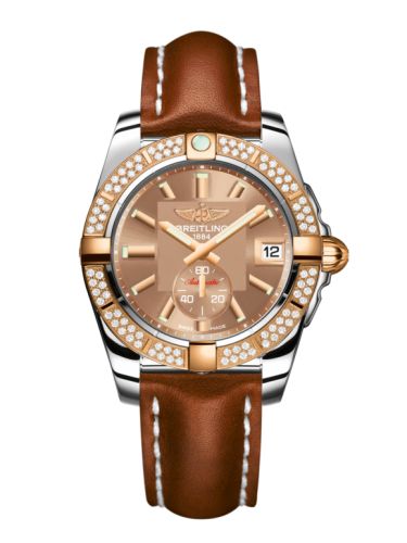 Breitling Galactic 36 Automatic Paslanmaz Çelik / Pembe Altın / Elmas / Copperhead Bronze / Calf, referans C3733053.Q584.412X