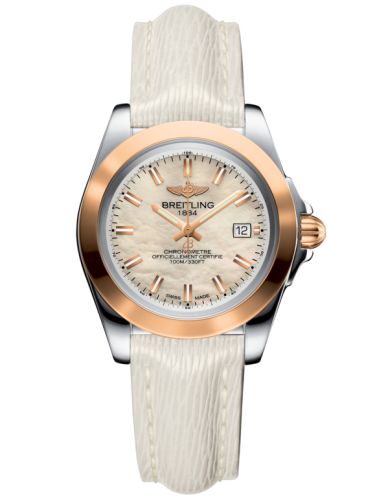 Breitling Galactic 32 Sleek Edition Paslanmaz Çelik / Pembe Altın / Pearl / Sahara, referans C7133012/A802/235X/A14BA.1