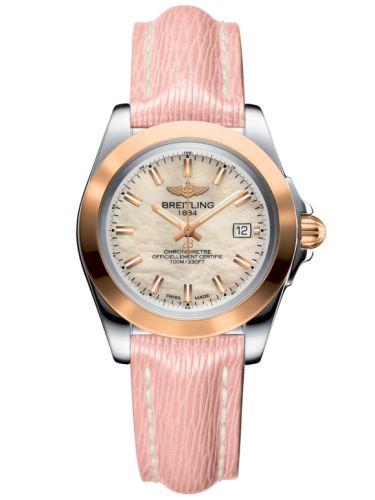 Breitling Galactic 32 Sleek Edition Paslanmaz Çelik / Pembe Altın / Pearl / Sahara, referans C7133012/A802/238X/A14BA.1