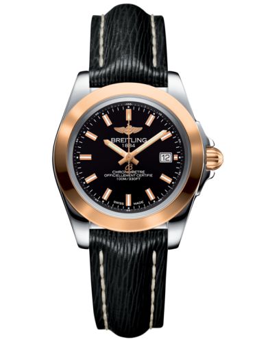 Breitling Galactic 32 Sleek Edition Paslanmaz Çelik / Pembe Altın / Trophy Siyah / Sahara, referans C7133012/BF65/208X/A14BA.1