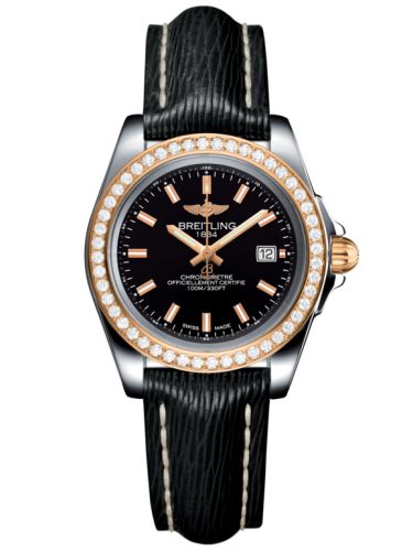 Breitling Galactic 32 Sleek Edition Paslanmaz Çelik / Pembe Altın / Elmas / Trophy Siyah / Sahara, referans C7133053/BF65/208X/A14BA.1