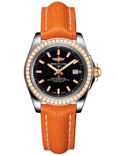 Breitling Galactic 32 Sleek Edition Paslanmaz Çelik / Pembe Altın / Elmas / Trophy Siyah / Sahara, referans C7133053/BF65/212X/A14BA.1