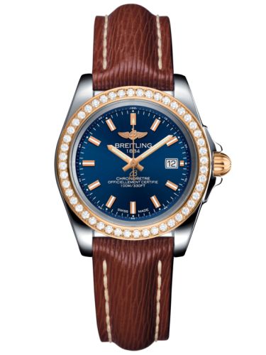 Breitling Galactic 32 Sleek Edition Paslanmaz Çelik / Pembe Altın / Elmas / Horizon Mavi / Sahara, referans C7133053/C952/211X/A14BA.1