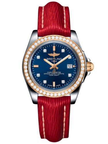 Breitling Galactic 32 Sleek Edition Paslanmaz Çelik / Pembe Altın / Elmas / Horizon Mavi Elmas / Sahara, referans C7133053/C967/209X/A14BA.1