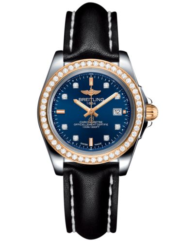 Breitling Galactic 32 Sleek Edition Paslanmaz Çelik / Pembe Altın / Elmas / Horizon Mavi Elmas / Calf, referans C7133053/C967/408X/A14BA.1