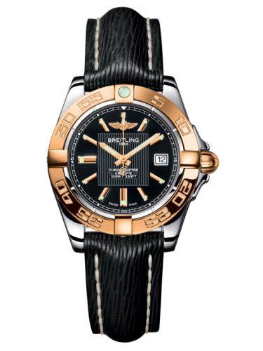 Breitling Galactic 32 Paslanmaz Çelik / Pembe Altın / Trophy Siyah / Sahara, referans C71356L2.BA12.208X