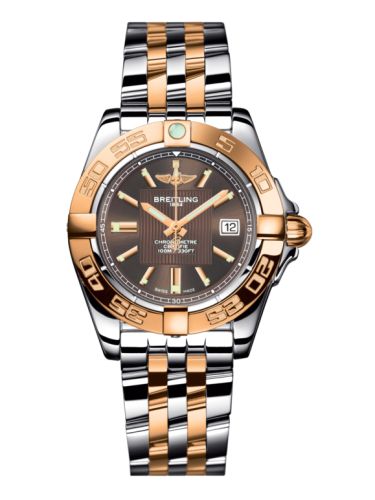 Breitling Galactic 32 Stainless Steel / Rose Gold / Solar Bronze / Bracelet, reference C71356L2.Q581.367C