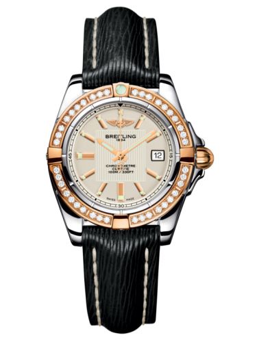 Breitling Galactic 32 Paslanmaz Çelik / Pembe Altın / Elmas / Sierra Gümüş / Sahara, referans C71356LA.G704.208X