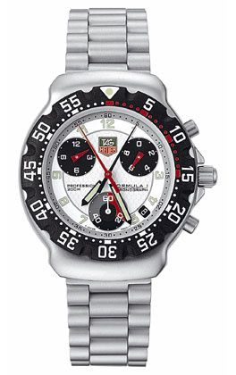 Formula 1 Chronograph Quartz Paslanmaz Çelik / Gümüş / Bilezik