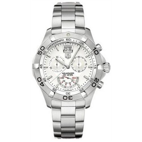 Aquaracer 300M Quartz Chronograph 43 Paslanmaz Çelik / Gümüş / Bilezik