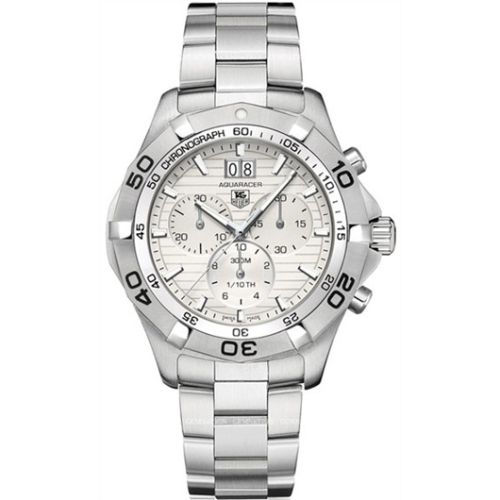 Aquaracer 300M Quartz Chronograph 43 Paslanmaz Çelik / Gümüş / Bilezik