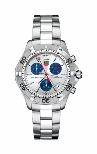 Aquaracer 300M Quartz Chronograph 41 Paslanmaz Çelik / Gümüş / Bilezik
