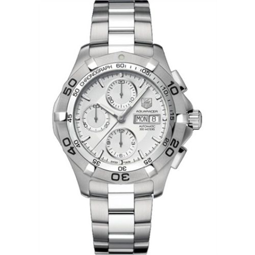 Aquaracer 300M Calibre 16 Day-Date 43 Paslanmaz Çelik / Gümüş / Bilezik