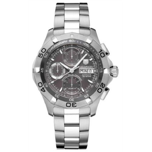 Aquaracer Calibre 16 Day-Date COSC 43 Paslanmaz Çelik / Gri / Bilezik