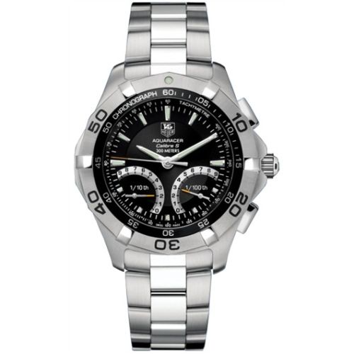 Aquaracer 300M Calibre S 43 Paslanmaz Çelik / Siyah / Bilezik