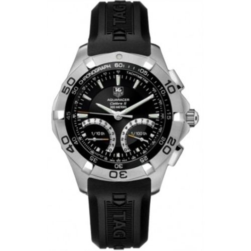Aquaracer 300M Calibre S 43 Paslanmaz Çelik / Siyah / Kauçuk