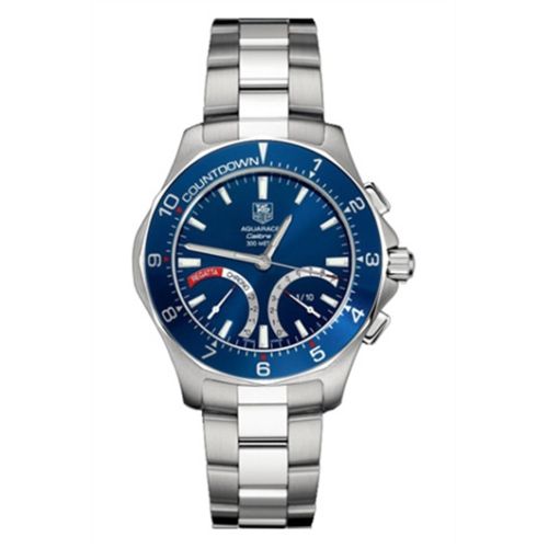 Aquaracer 300M Calibre S Regatta 43 Paslanmaz Çelik / Mavi / Bilezik 41 mm