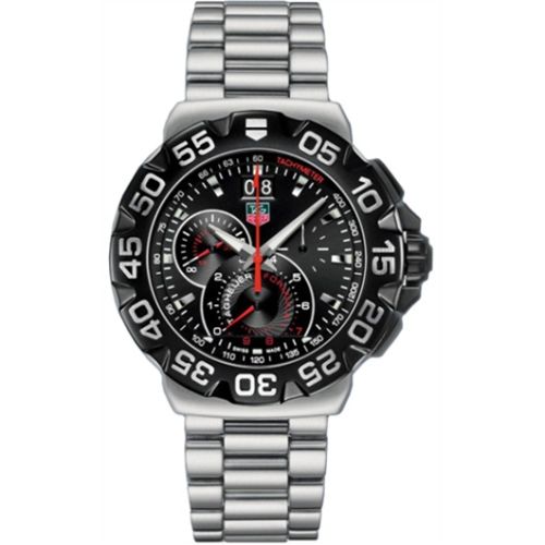 Formula 1 Quartz Chronograph Big Date 44 Paslanmaz Çelik / Siyah / Bilezik