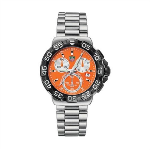 Formula 1 Quartz Chronograph 41 Paslanmaz Çelik / Turuncu / Bilezik