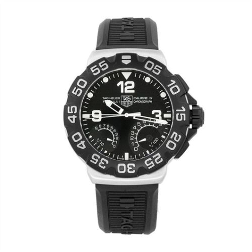 Formula 1 Calibre S 44 Paslanmaz Çelik / Siyah / Kauçuk