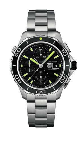 Aquaracer 500M  Calibre 16 43 Paslanmaz Çelik / Siyah / Bilezik
