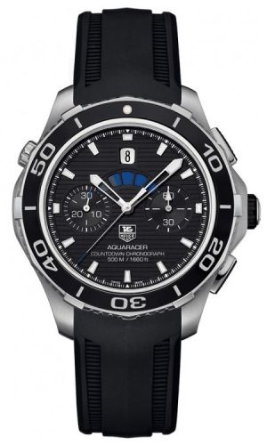 Aquaracer 500M Calibre 72 43 Paslanmaz Çelik / Siyah / Kauçuk