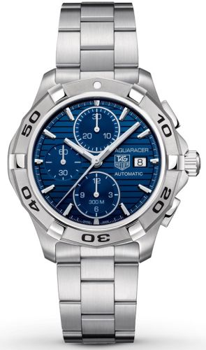 TAG Heuer Aquaracer 300M Calibre 16 42 Stainless Steel / Blue / Bracelet, reference CAP2112.BA0833