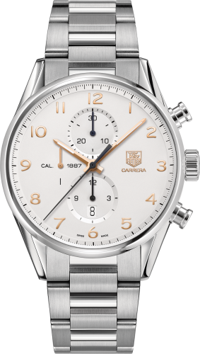 Carrera Calibre 1887 43 Paslanmaz Çelik / Gümüş / Bilezik